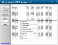 Total Audio MP3 Converter screenshot